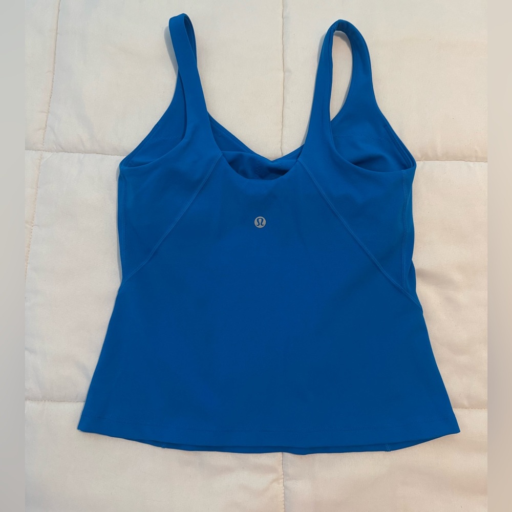 Lululemon Align Waist-Length Tank Top
Poolside bright kobalt blue shelf bra - Picture 9 of 11